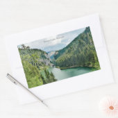 Bolboci Lake, Romania 長方形シール (封筒)