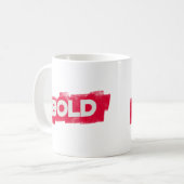 BOLDタイポグラフィ クラシックマグ コーヒーマグカップ (正面左)
