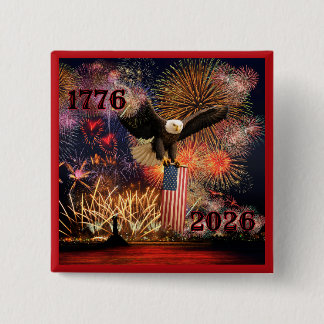 Bold 1776 - 2026 America's 250th Anniversary 缶バッジ