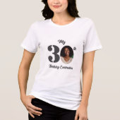 Bold 30th Birthday Photo トライブレンドTシャツ (正面)