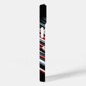 Bold 3D Geometric Maze Phone Case - Red, Black  Case-Mate iPhoneケース (裏面 / 右)