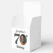 Bold 70th Birthday Party Photo Favor フェイバーボックス (オープン)