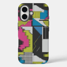 Bold 80s Abstract Geometric Pattern