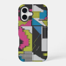 Bold 80s Abstract Geometric Pattern