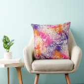 Bold Abstract Geometric - Grunge Brush Texture (4) クッション (椅子)