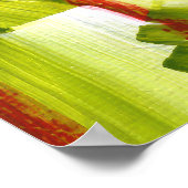 Bold Abstract in Red, Blue, Yellow, and Green ポスター (角)