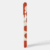 Bold Abstract Red Organic Shapes Phone Case Case-Mate iPhoneケース (裏面 / 左)