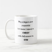 Bold Access to God through Prayer Mug コーヒーマグカップ (左)