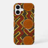 Bold African Print iPhone 16ケース (裏面)