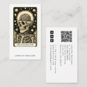 Bold AI Consultant Tarot Card Business Card 名刺 (正面/裏面)
