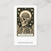 Bold AI Consultant Tarot Card Business Card 名刺 (正面)
