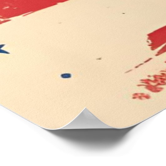 Bold American Eagle – 4th of July Freedom Design ポスター (角)