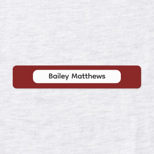 Bold Autumn Palette Kids Custom Organize Labels ラベル (デザイン1)