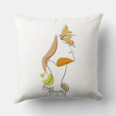 Bold Beauty Women Empowerment Face Line Art Quotes クッション (裏面)