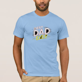 Bold Best Dad Ever Graphic Design Tシャツ