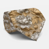 Bold Birthday Gifts For Him Peonies Floral ネクタイ (ロール)