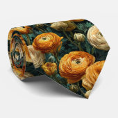 Bold Birthday Gifts For Him Ranunculus Floral ネクタイ (ロール)