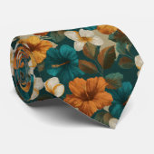 Bold Birthday Gifts For Men Tropical Floral ネクタイ (ロール)