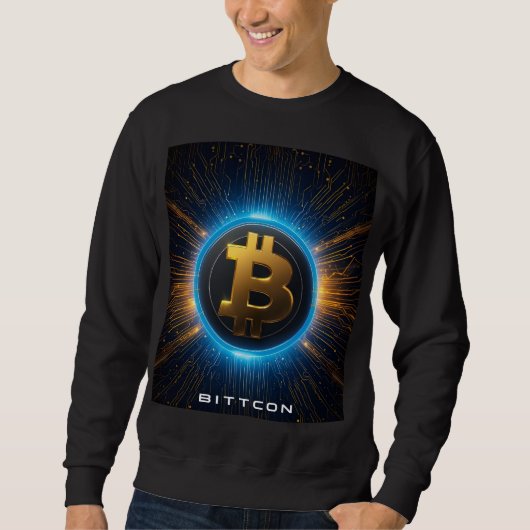 Bold Bitcoin Crypto Energy Sweatshirt スウェットシャツ (正面)