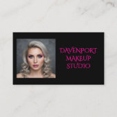 Bold Black and Hot Pink 名刺 (正面)