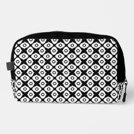 Bold Black and White Symmetrical Arabesque Pattern ドップキット