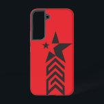 Bold Black Geometric Star Samsung Galaxy S22ケース<br><div class="desc">Make a strong statement with this Bold Black Geometric Star Design, featuring sharp geometric shapes and a clean minimalist style. The solid black star delivers a powerful and timeless look that works perfectly with modern, urban, and monochrome aesthetics.</div>