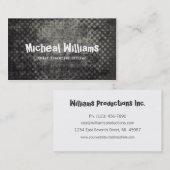 bold Black Grunge CEO Company名刺 名刺 (正面/裏面)