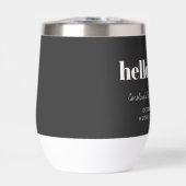 Bold Black White Modern 60th Birthday Custom  (正面)