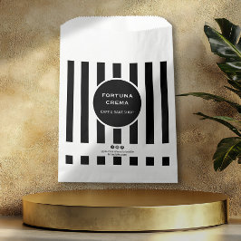 Bold Black & White Striped Business Display Event  フェイバーバッグ