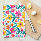 Bold Bloom  キッチンタオル (四つ折り)