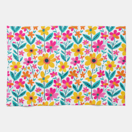 Bold Bloom  キッチンタオル