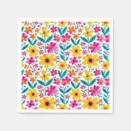 Bold Bloom  スタンダードカクテルナプキン