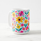 Bold Bloom Classic Mug コーヒーマグカップ (正面左)