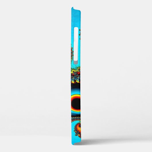 Bold Blue  Metallic Handwritten Monogram Case-Mate iPhoneケース (裏面 / 左)