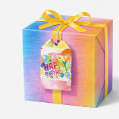 Bold Blue-Pink Artistic Wash  ラッピングペーパーシート