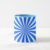 Bold Blue Sunburst Mug マグカップ (中央)