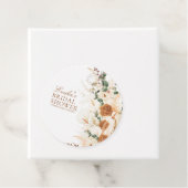 Bold Boho Calla Lilies Floral Round フェイバータグ (インサイチュ)