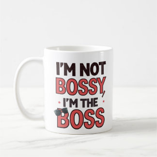 Bold Boss Lady Saying – Funny Work Giftful Tee コーヒーマグカップ