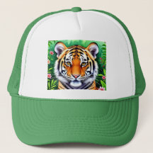 Bold Botanical Tiger cub