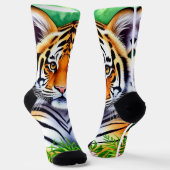 Bold Botanical Tiger cub ソックス (傾斜あり)