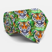 Bold Botanical Tiger cub ネクタイ (ロール)