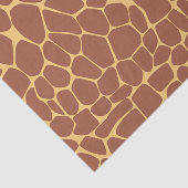 Bold Brown Tan Classic Giraffe Animal Decoupage 薄葉紙 (詳細)