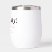 Bold Brown White Modern 50th Birthday Custom (背面)