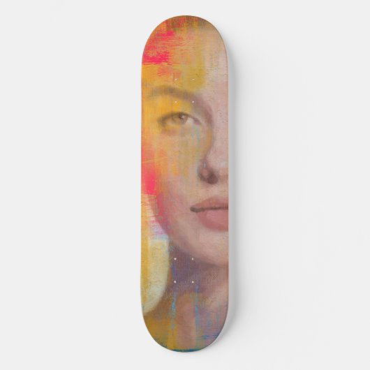 Bold Brushstroke Beauty Art スケートボード (正面)
