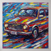 Bold Brushstroke Vehicle ポスター (正面)