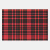 Bold Buffalo Plaid Gift ラッピングペーパーシート (正面2)