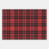 Bold Buffalo Plaid Gift ラッピングペーパーシート (正面)