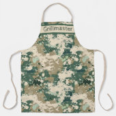 Bold Camo Print Kitchen & Grill Gear エプロン (正面)