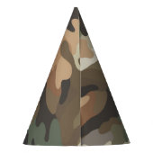 Bold Camouflage Design Festive Party Hat パーティーハット (裏面)