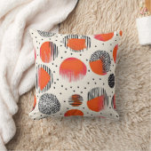 Bold Citrus Slice Stripes (4) クッション (ブランケット)